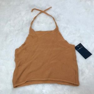 Tan tank top from Brandy Melville brand new